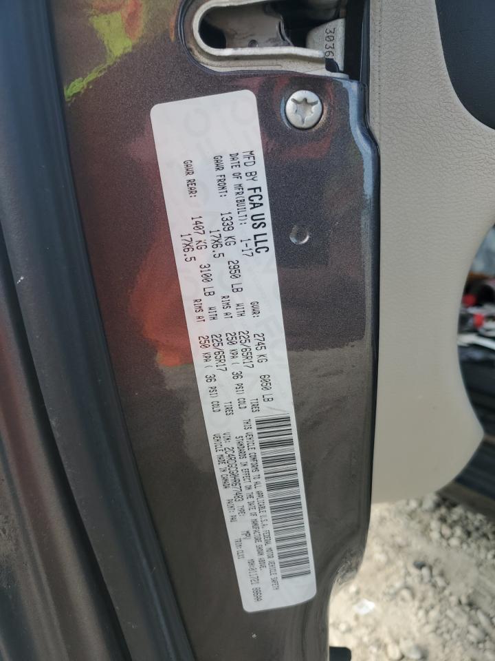 2017 Dodge Grand Caravan Sxt VIN: 2C4RDGCG0HR677483 Lot: 71184695