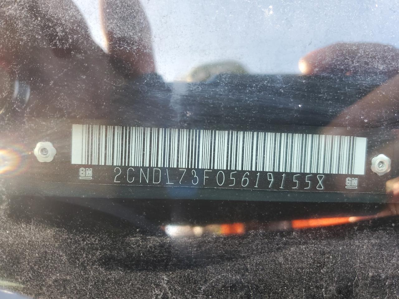 2005 Chevrolet Equinox Lt VIN: 2CNDL73F056191558 Lot: 80958515