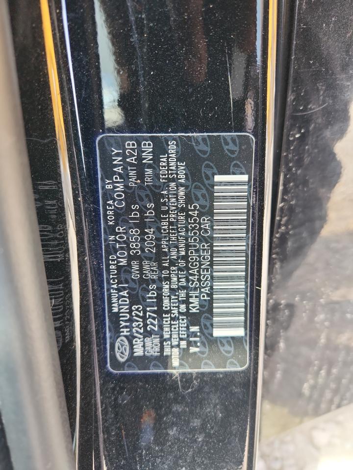 2023 Hyundai Elantra Sel VIN: KMHLS4AG9PU553545 Lot: 71420765