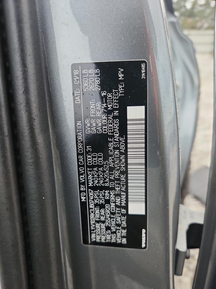 2018 Volvo Xc60 T5 VIN: LYV102RK3JB074067 Lot: 84595885