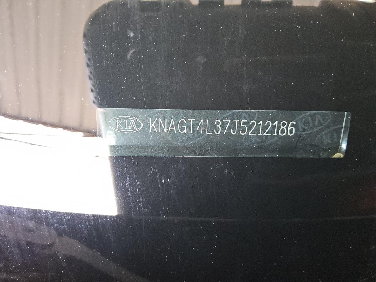 2018 Kia Optima Lx VIN: KNAGT4L37J5212186 Lot: 80503805