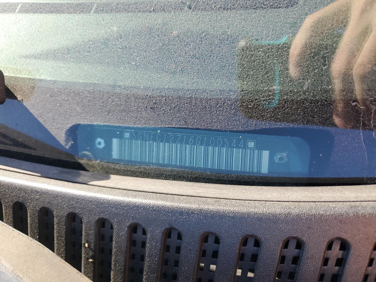 2006 Chevrolet Avalanche C1500 VIN: 3GNEC12Z16G100344 Lot: 71084035