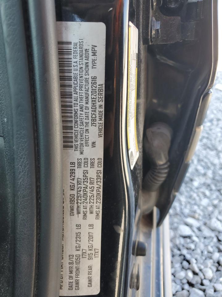 2014 Fiat 500L Trekking VIN: ZFBCFADHXEZ012616 Lot: 84014615