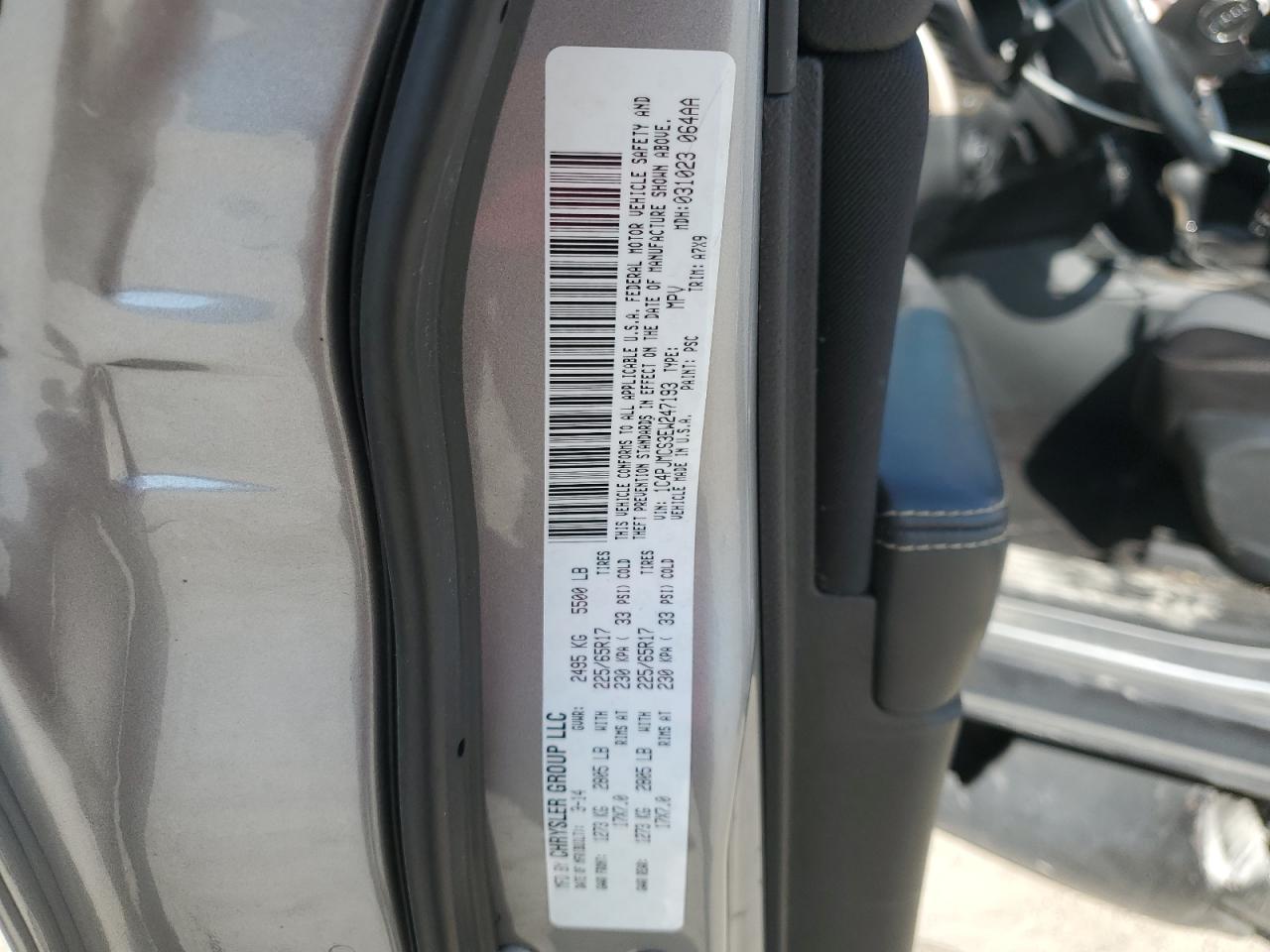 2014 Jeep Cherokee Latitude VIN: 1C4PJMCS3EW247193 Lot: 80898405