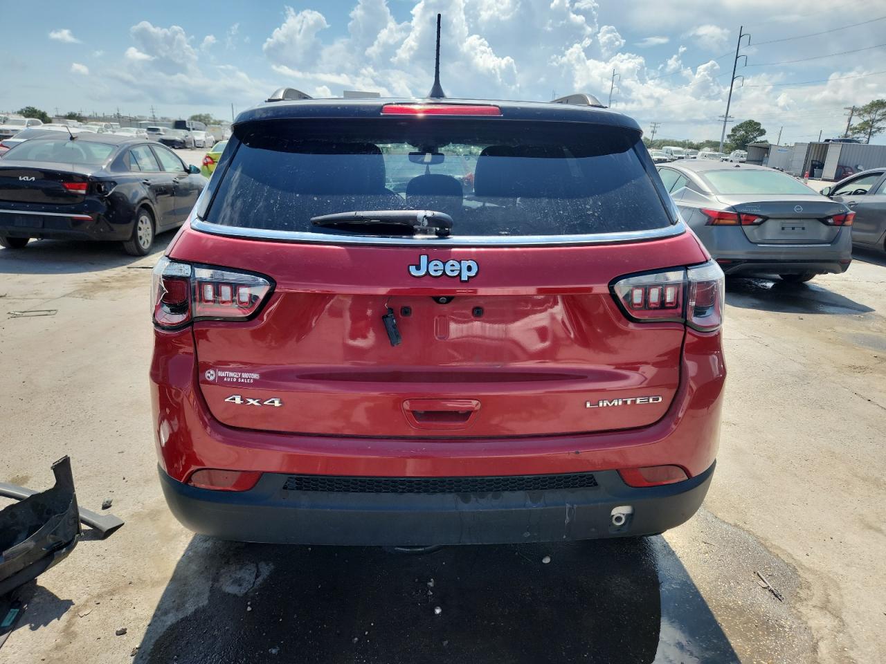 2018 Jeep Compass Limited VIN: 3C4NJDCB6JT116945 Lot: 72015445