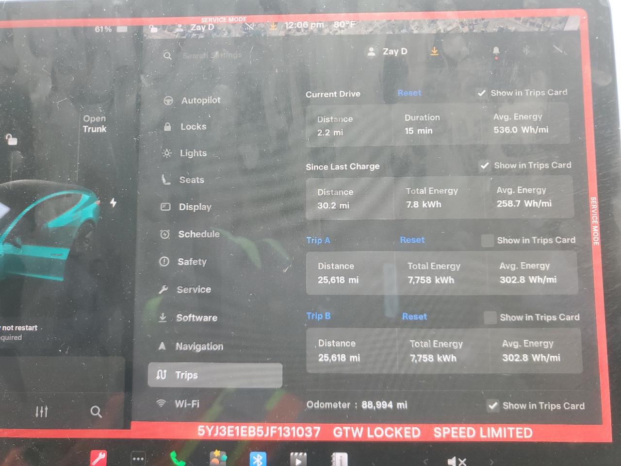 2018 Tesla Model 3 VIN: 5YJ3E1EB5JF131037 Lot: 81468995