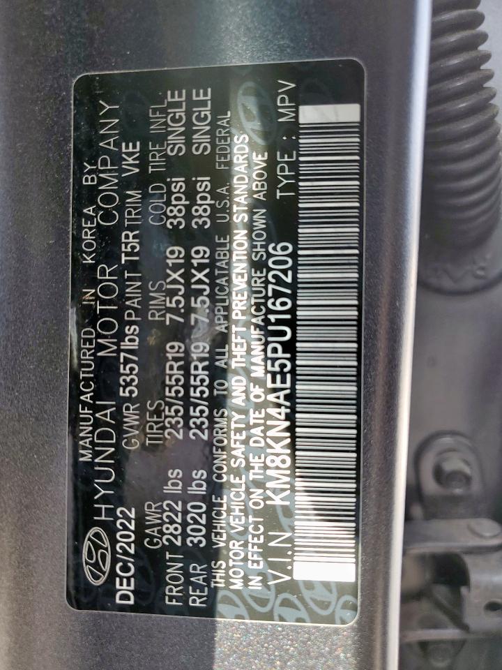 2023 Hyundai Ioniq 5 Sel VIN: KM8KN4AE5PU167206 Lot: 81061825