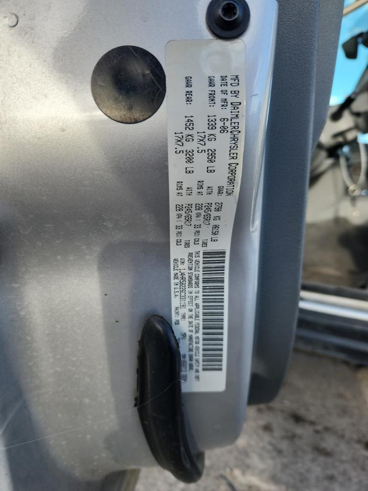 2006 Jeep Grand Cherokee Limited VIN: 1J4HR58226C331191 Lot: 80407535