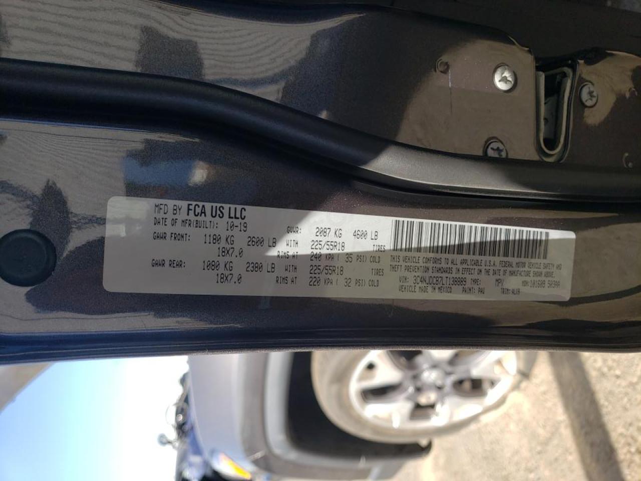 2020 Jeep Compass Limited VIN: 3C4NJDCB7LT138889 Lot: 80936815