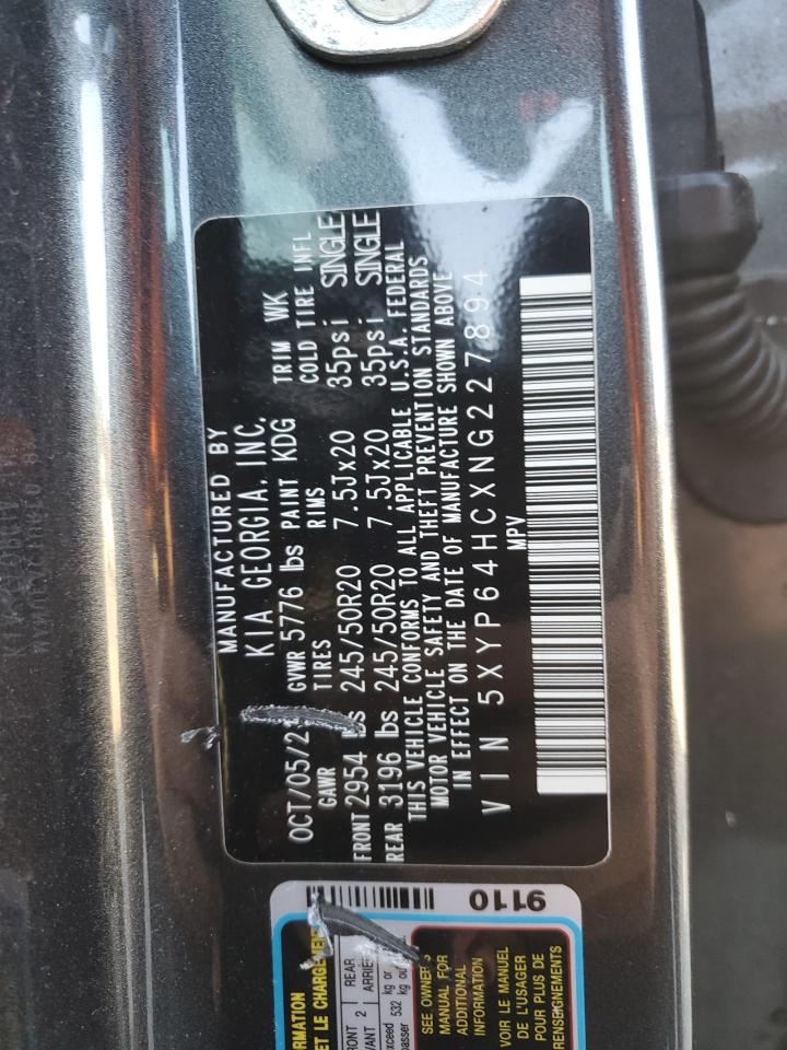 2022 Kia Telluride S VIN: 5XYP64HCXNG227894 Lot: 83931045