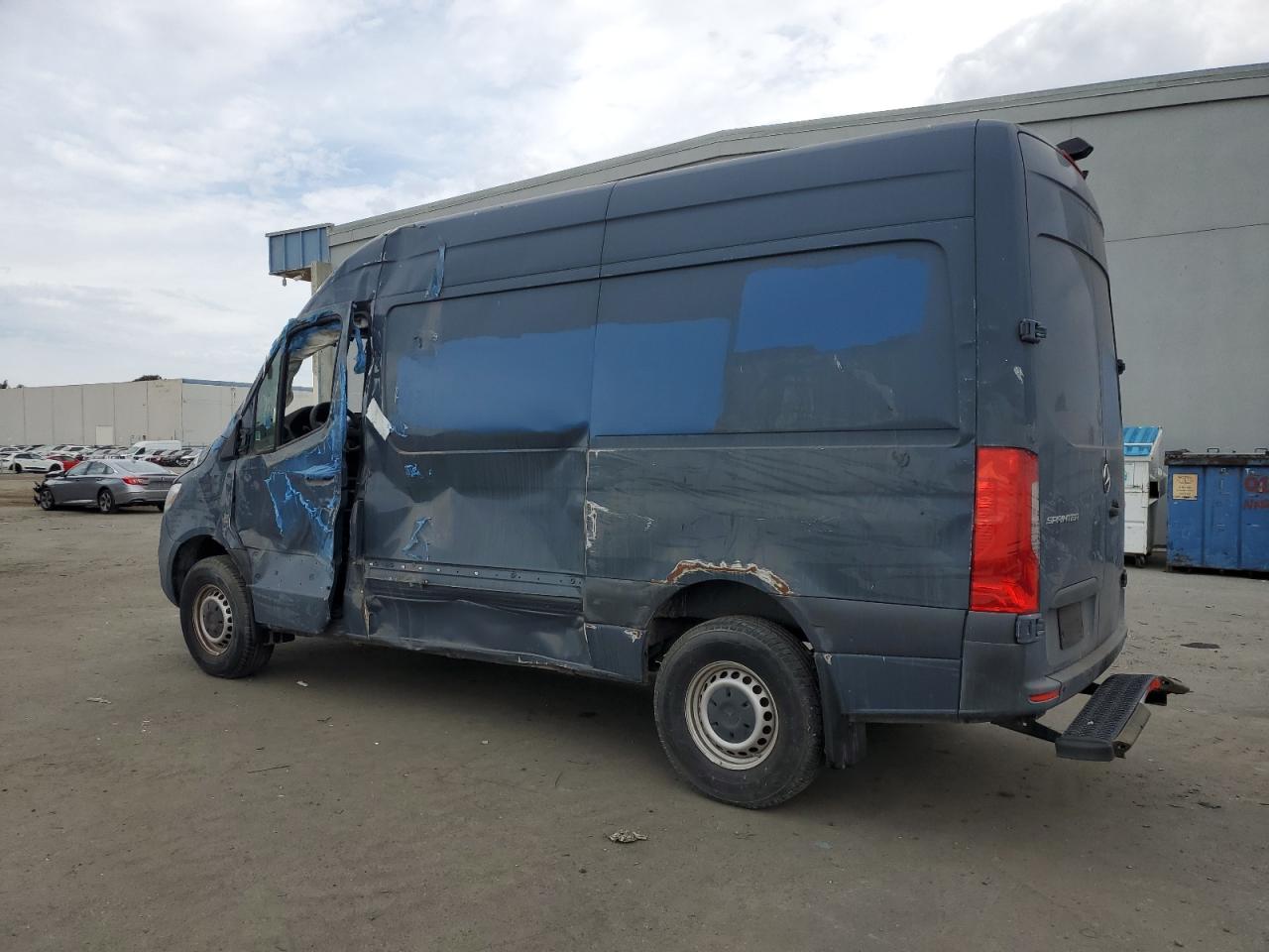 2019 Mercedes-Benz Sprinter 2500/3500 blue null diesel WD4PF0CD3KP047969 photo #3