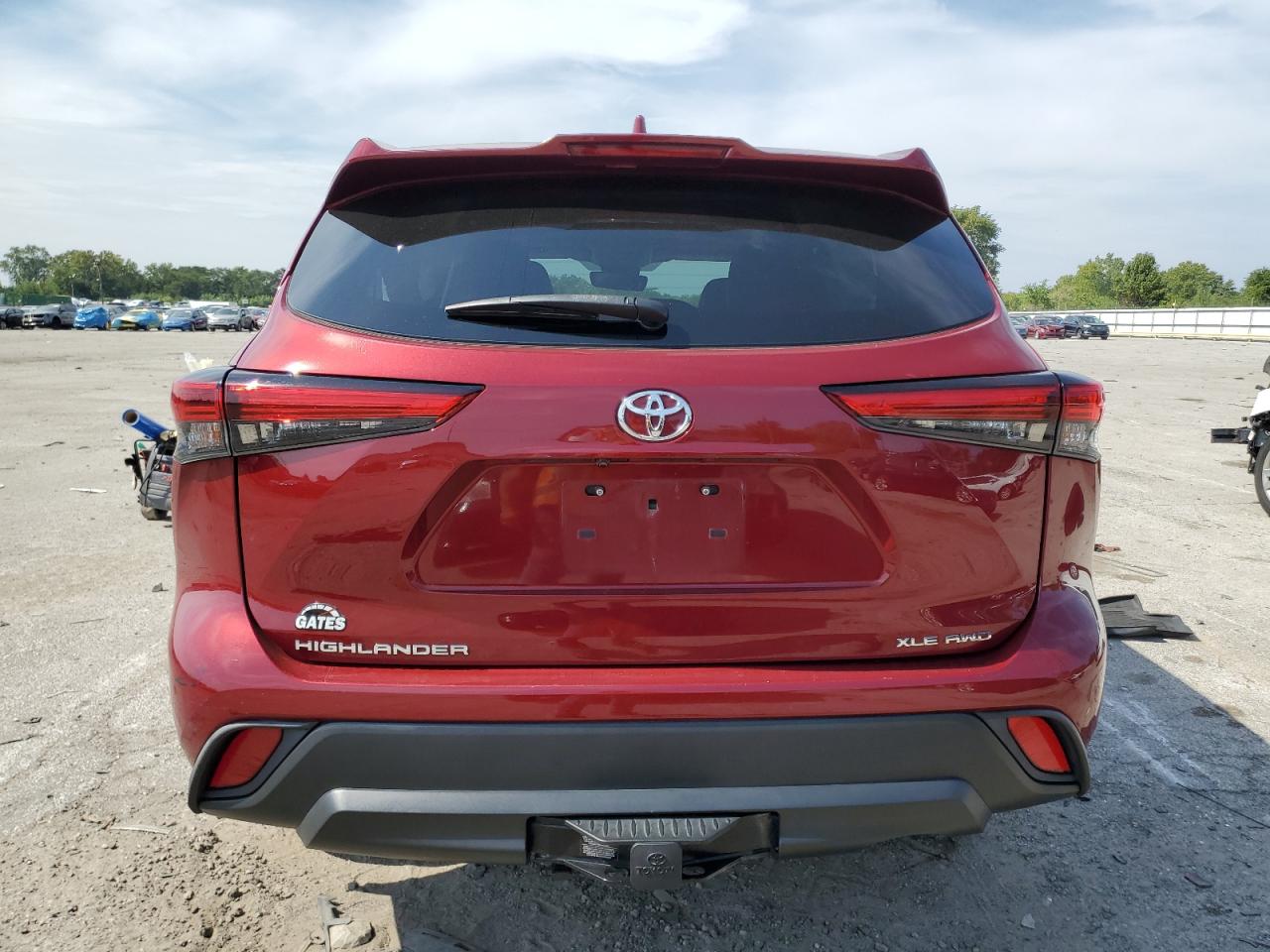 2022 Toyota Highlander Xle VIN: 5TDGZRBH7NS203080 Lot: 81415475