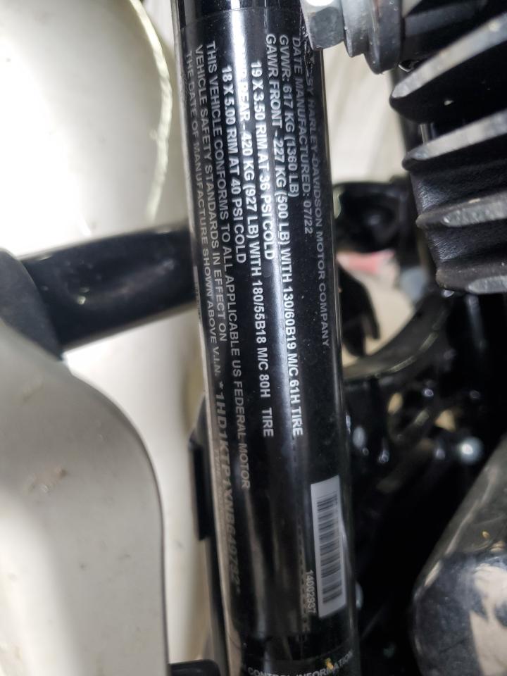 2022 Harley-Davidson Fltrxs VIN: 1HD1KTP1XNB649782 Lot: 83797705