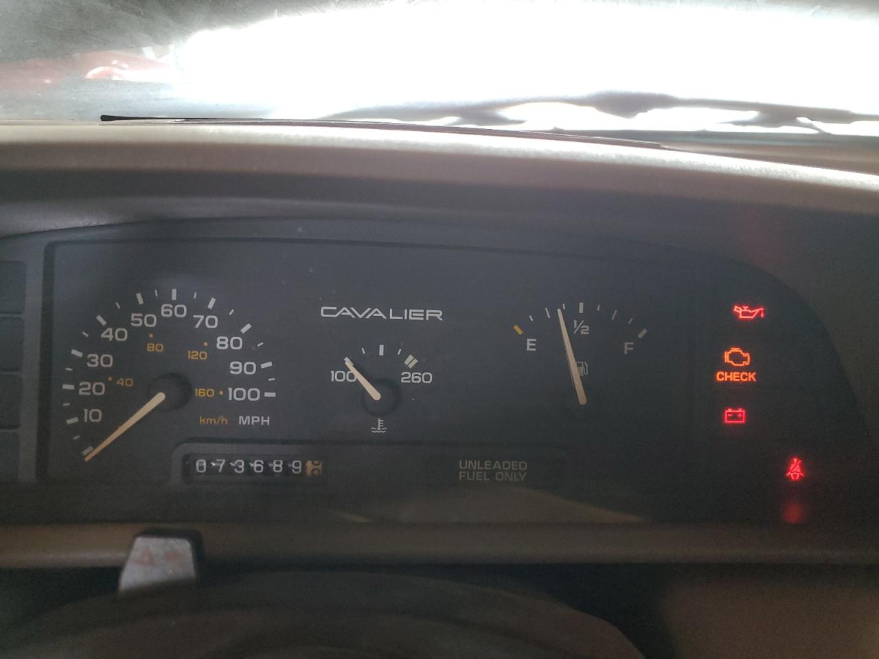 1993 Chevrolet Cavalier Vl VIN: 1G1JC1444P7282927 Lot: 71364825