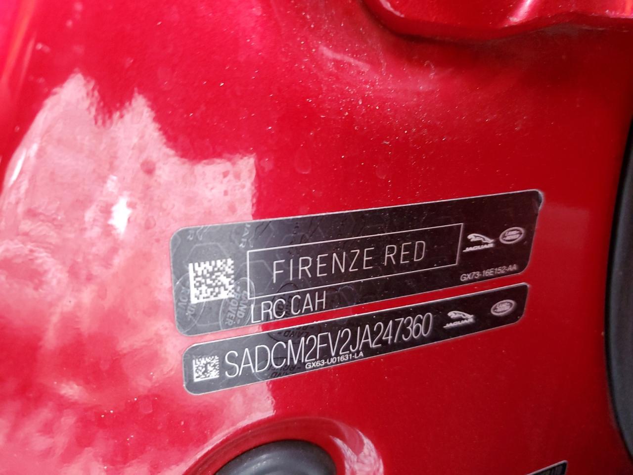 2018 Jaguar F-Pace S VIN: SADCM2FV2JA247360 Lot: 80691145