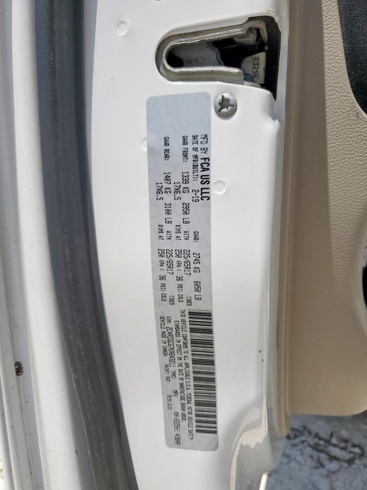 2019 Dodge Grand Caravan Sxt VIN: 2C4RDGCG7KR643211 Lot: 71288105