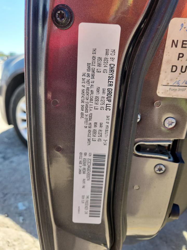 2014 Chrysler 300 VIN: 2C3CCAAG6EH269374 Lot: 83957725