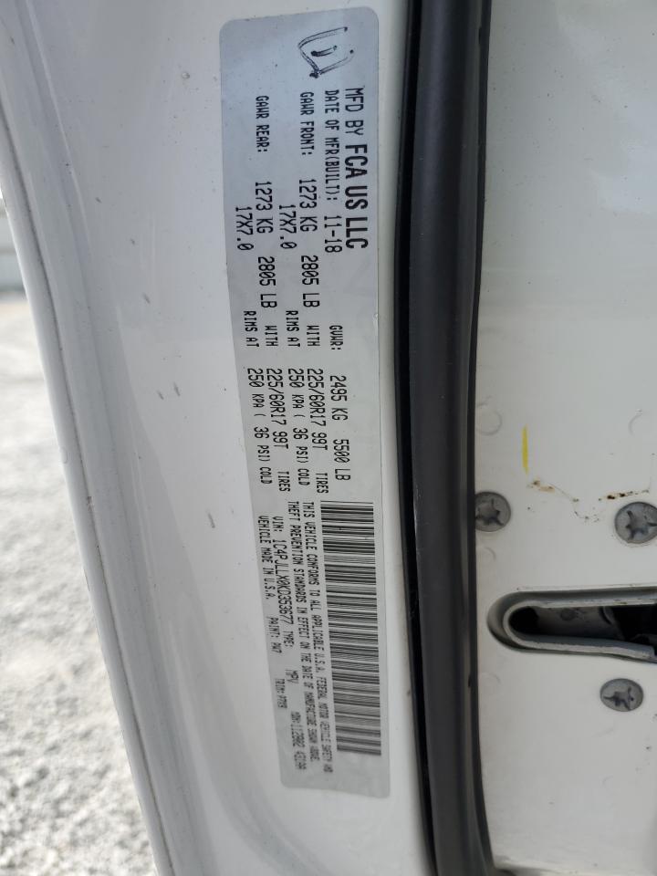 2019 Jeep Cherokee Latitude Plus VIN: 1C4PJLLX0KD353677 Lot: 80169455