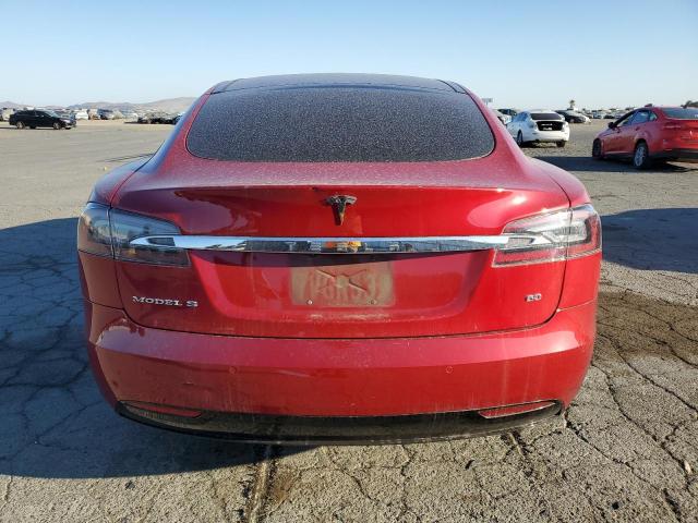 Hatchbacks TESLA MODEL S 2016 Red