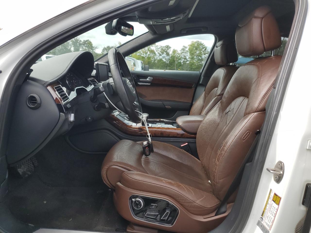 2013 Audi A8 L Quattro VIN: WAURGAFD5DN017076 Lot: 81887635