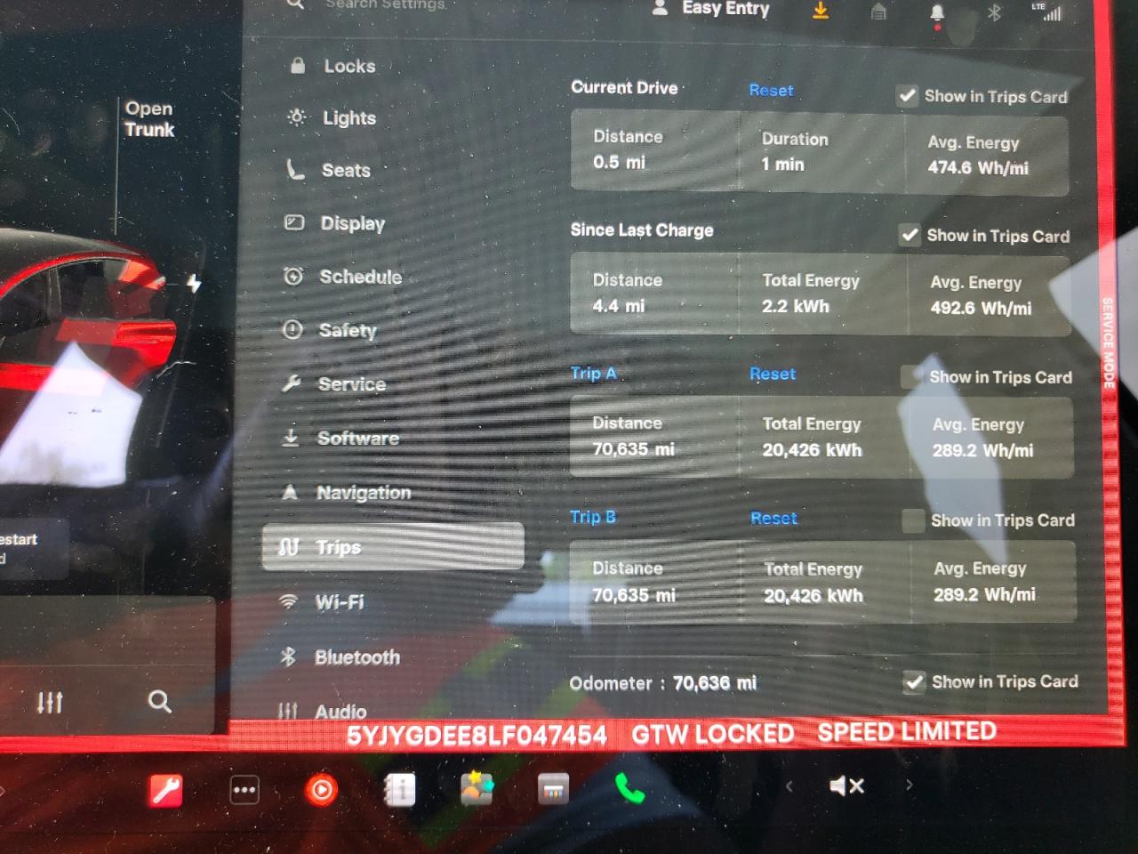 2020 Tesla Model Y VIN: 5YJYGDEE8LF047454 Lot: 71888335