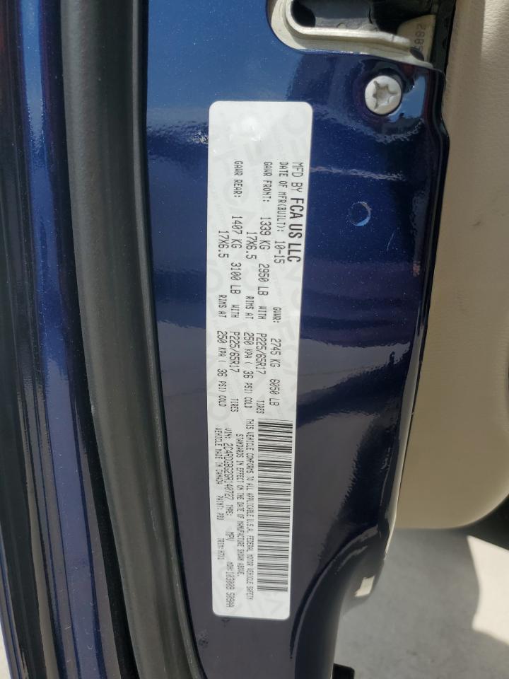 2016 Dodge Grand Caravan Se VIN: 2C4RDGBG2GR140727 Lot: 81245255