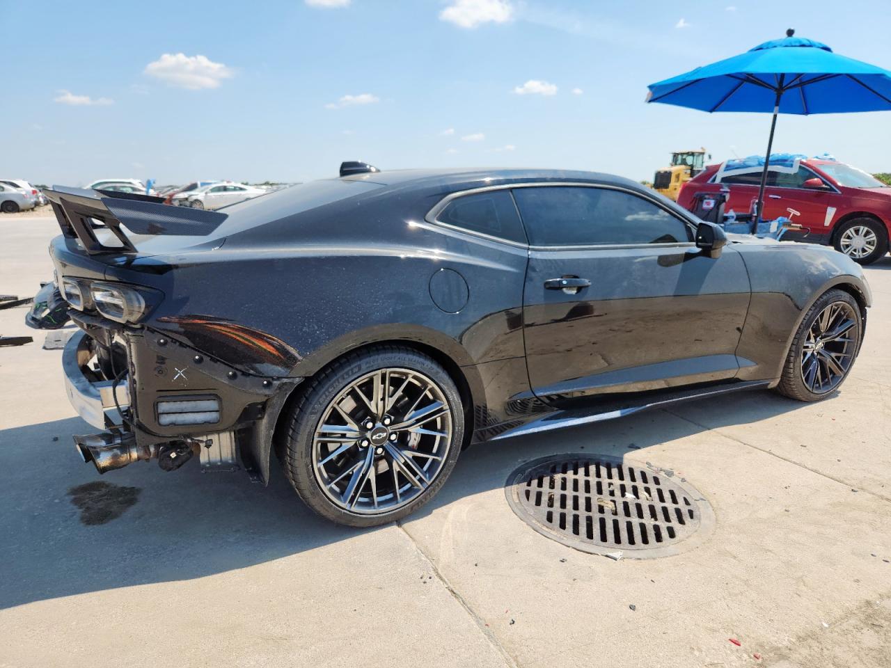 2022 Chevrolet Camaro Zl1 black null gas 1G1FJ1R61N0106977 photo #4