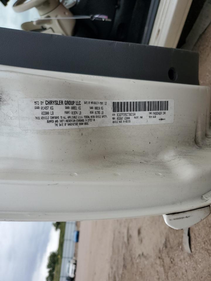 2012 Fiat 500 Lounge VIN: 3C3CFFER5CT362164 Lot: 81725935