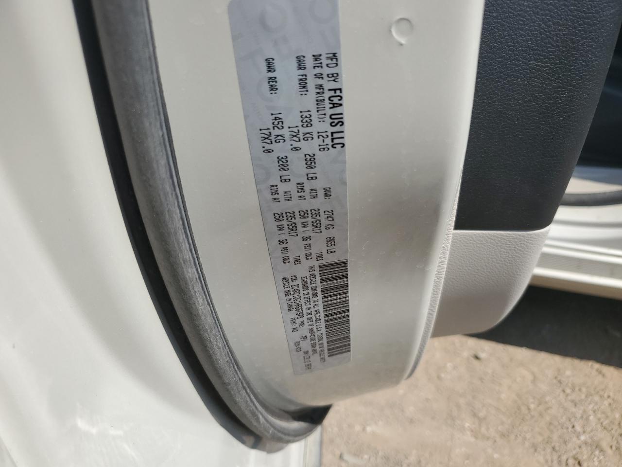 2017 Chrysler Pacifica Touring VIN: 2C4RC1DG1HR667978 Lot: 71426285