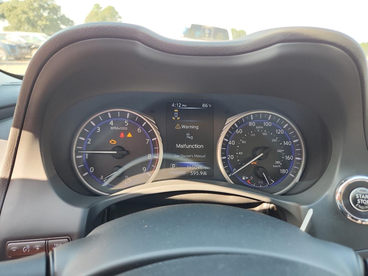 2016 Infiniti Q50 Red Sport 400 VIN: JN1FV7AR6GM450565 Lot: 81741675