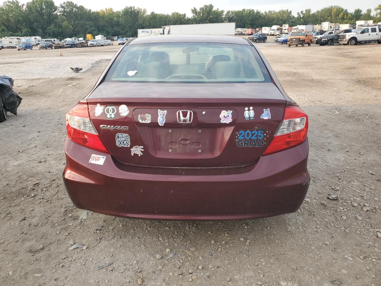 2012 Honda Civic Lx VIN: 2HGFB2F56CH565020 Lot: 71754195