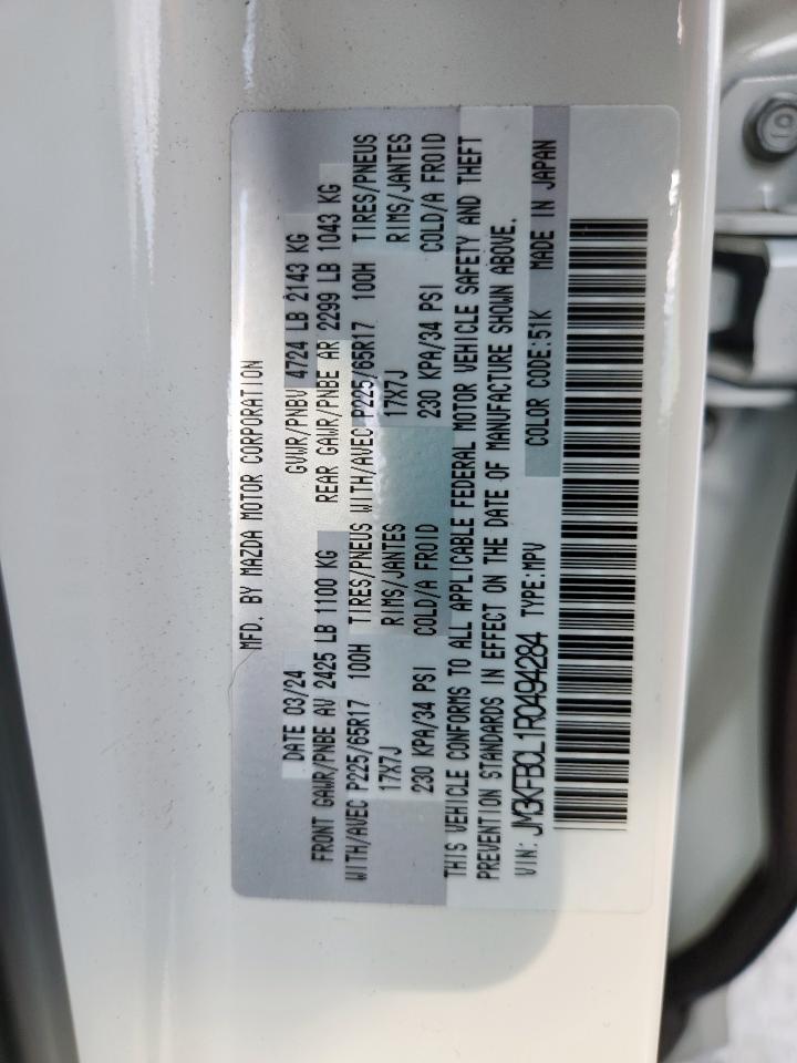 2024 Mazda Cx-5 Preferred VIN: JM3KFBCL1R0494284 Lot: 81071745