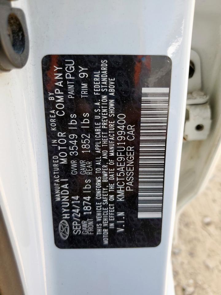 2015 Hyundai Accent Gs VIN: KMHCT5AE9FU199400 Lot: 80888885