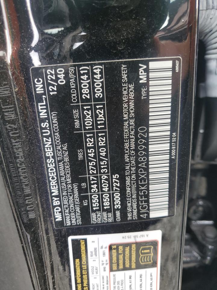 2023 Mercedes-Benz Gls 450 4Matic VIN: 4JGFF5KEXPA899920 Lot: 70483805