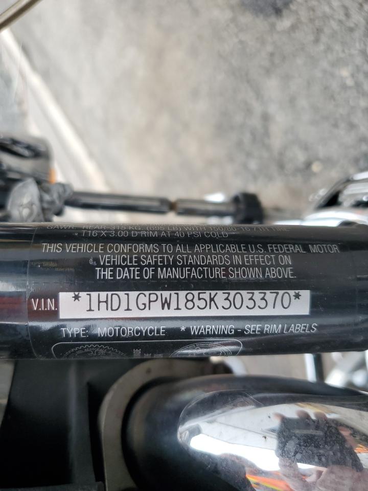 2005 Harley-Davidson Fxdwgi VIN: 1HD1GPW185K303370 Lot: 84829675