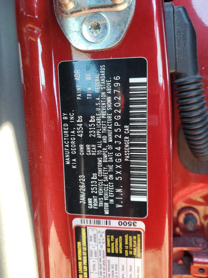 2023 Kia K5 Gt Line VIN: 5XXG64J25PG202796 Lot: 83887895