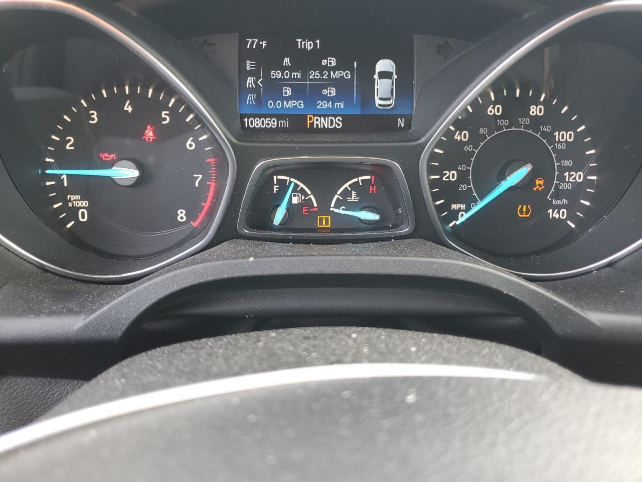 2017 Ford Escape S VIN: 1FMCU0F71HUE19609 Lot: 80685935