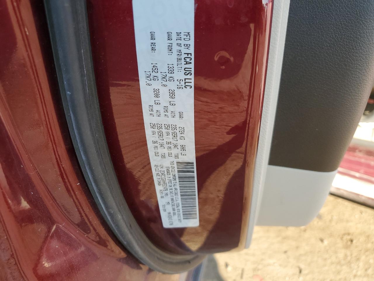 2017 Chrysler Pacifica Touring VIN: 2C4RC1DGXHR521479 Lot: 70912895