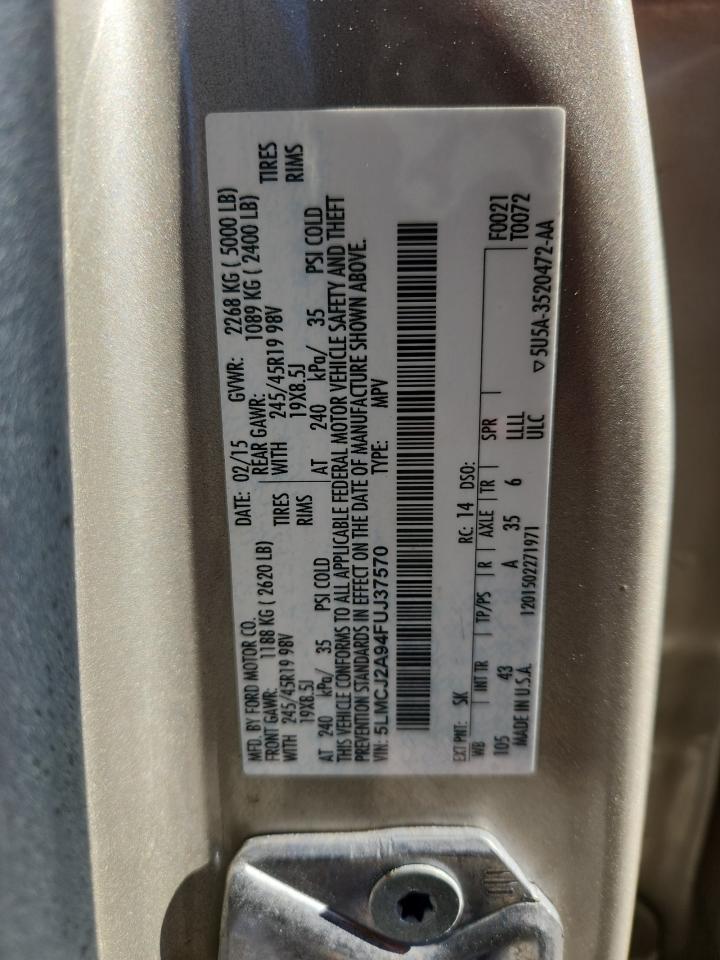 2015 Lincoln Mkc VIN: 5LMCJ2A94FUJ37570 Lot: 71489515