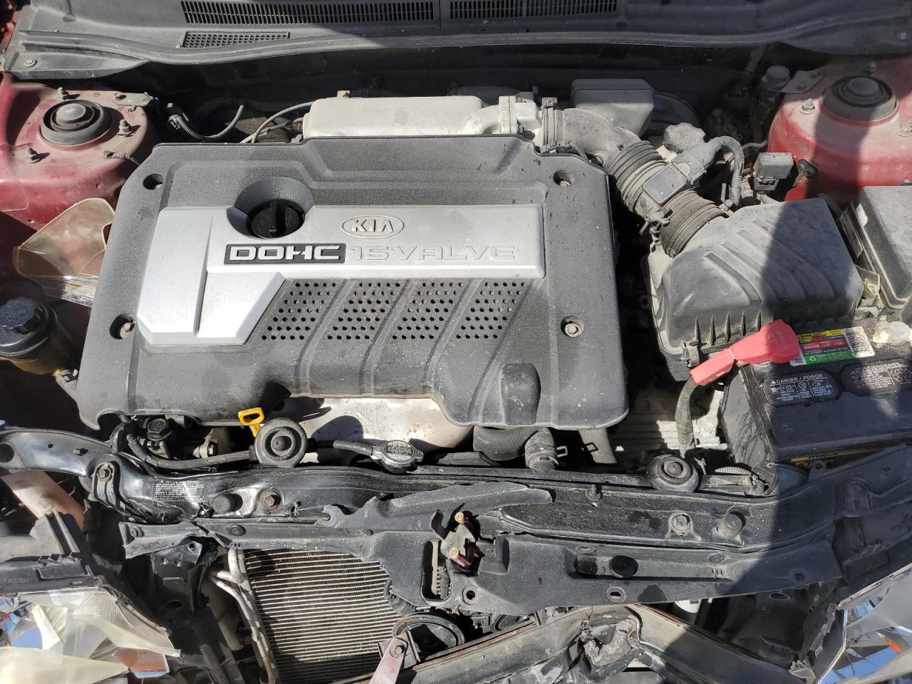 2006 Kia Spectra Lx VIN: KNAFE121X65248725 Lot: 82126215