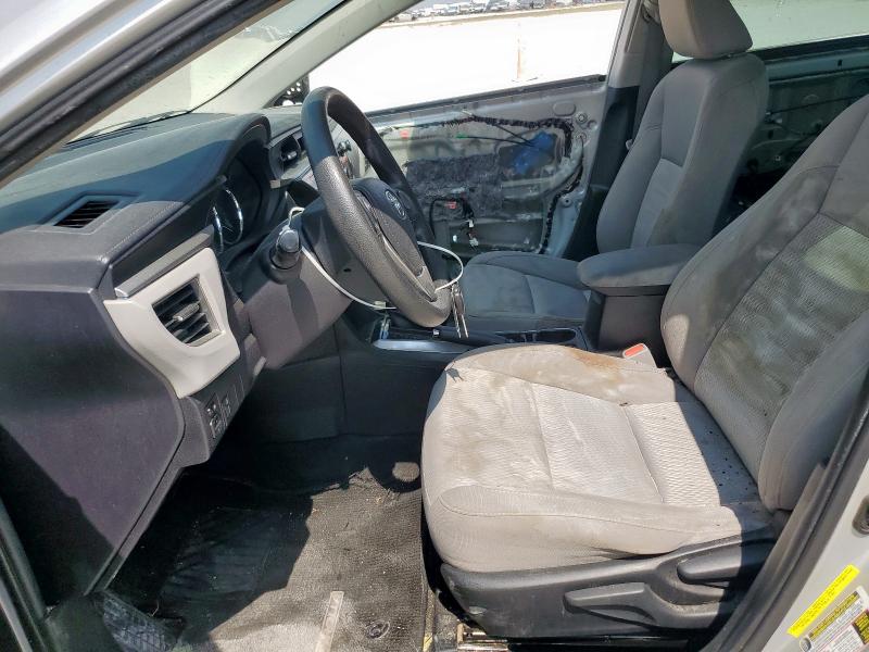  TOYOTA COROLLA 2016 Серебристый