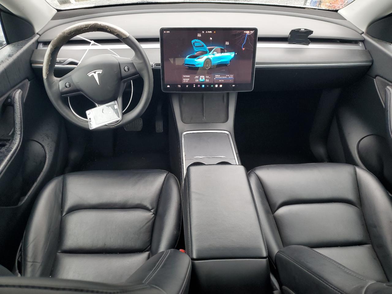 2022 Tesla Model Y VIN: 7SAYGAEE9NF389659 Lot: 80470085