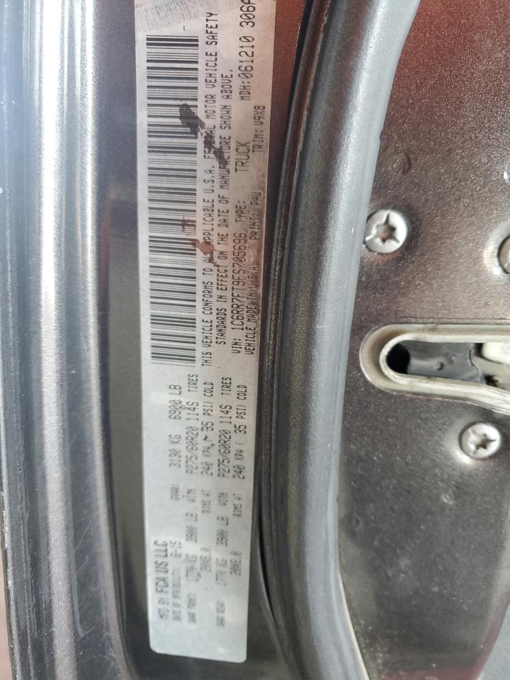 2015 Ram 1500 St VIN: 1C6RR7FT9FS705696 Lot: 80031375