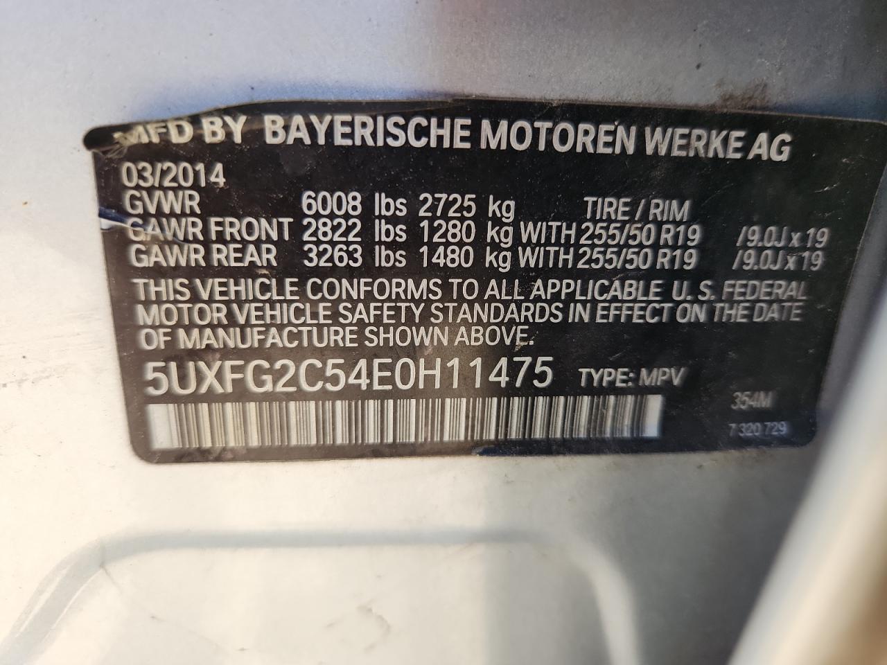 Фото: 5UXFG2C54E0H11475