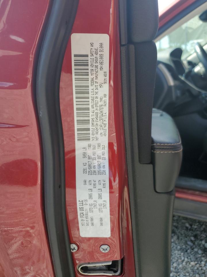 2016 Jeep Cherokee Latitude VIN: 1C4PJLCB7GW347276 Lot: 80882775