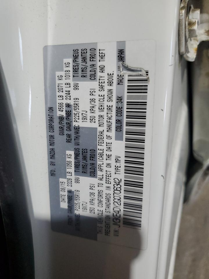 2016 Mazda Cx-5 Gt VIN: JM3KE4DY2G0706342 Lot: 80777835
