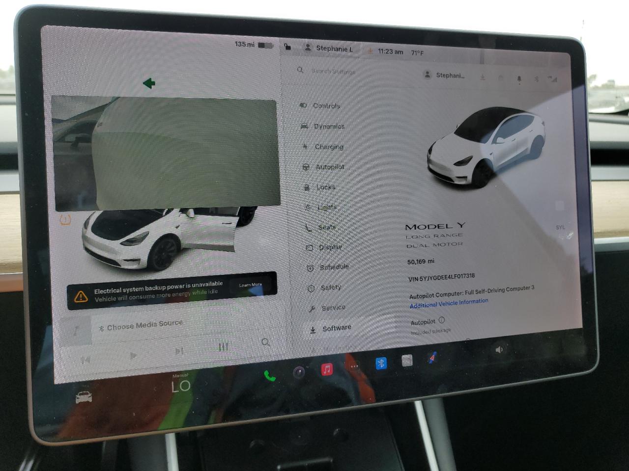 2020 Tesla Model Y VIN: 5YJYGDEE4LF017318 Lot: 71680485