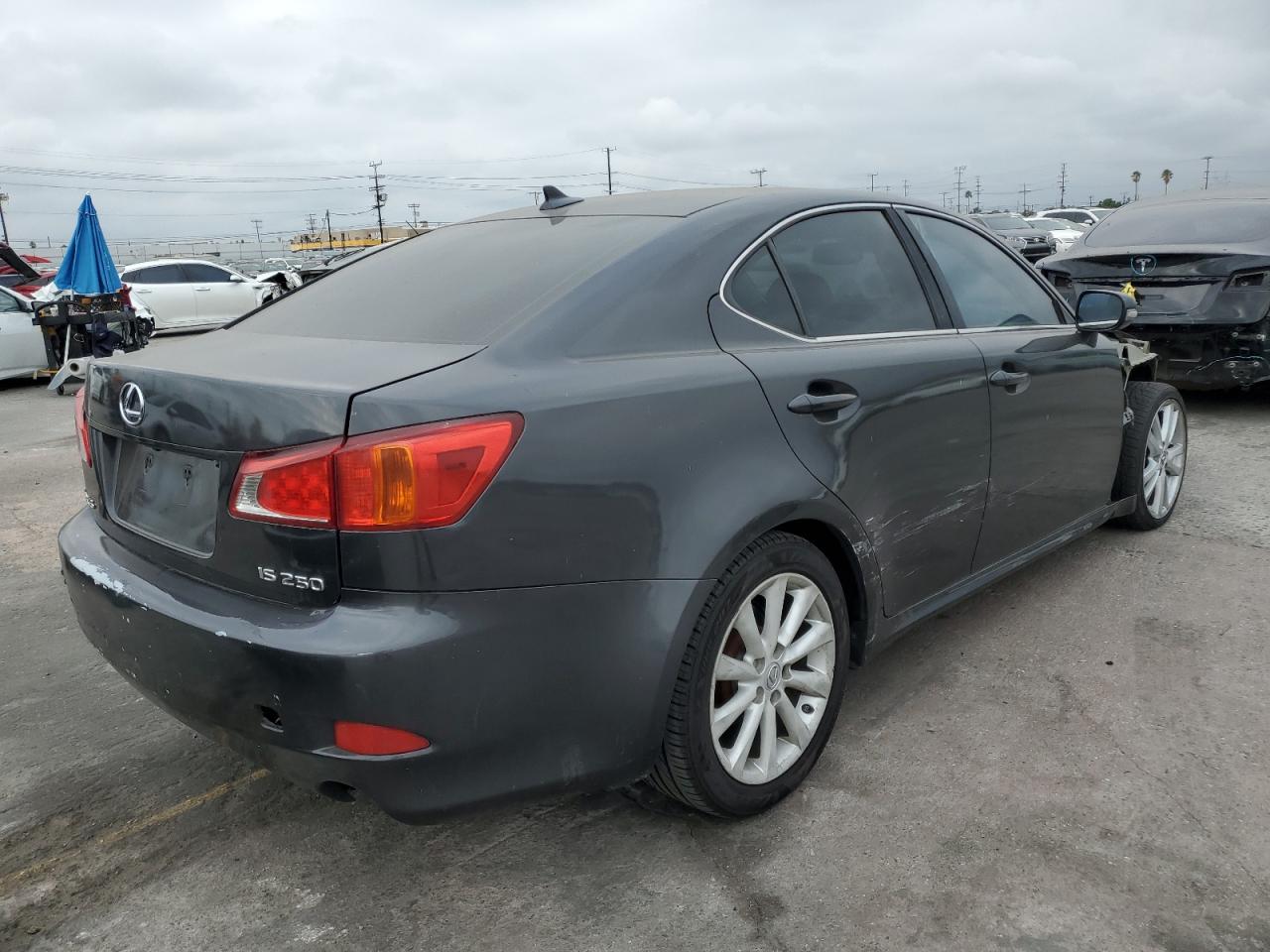 2010 Lexus Is 250 black sedan gasoline JTHBF5C20A5110180 photo #4