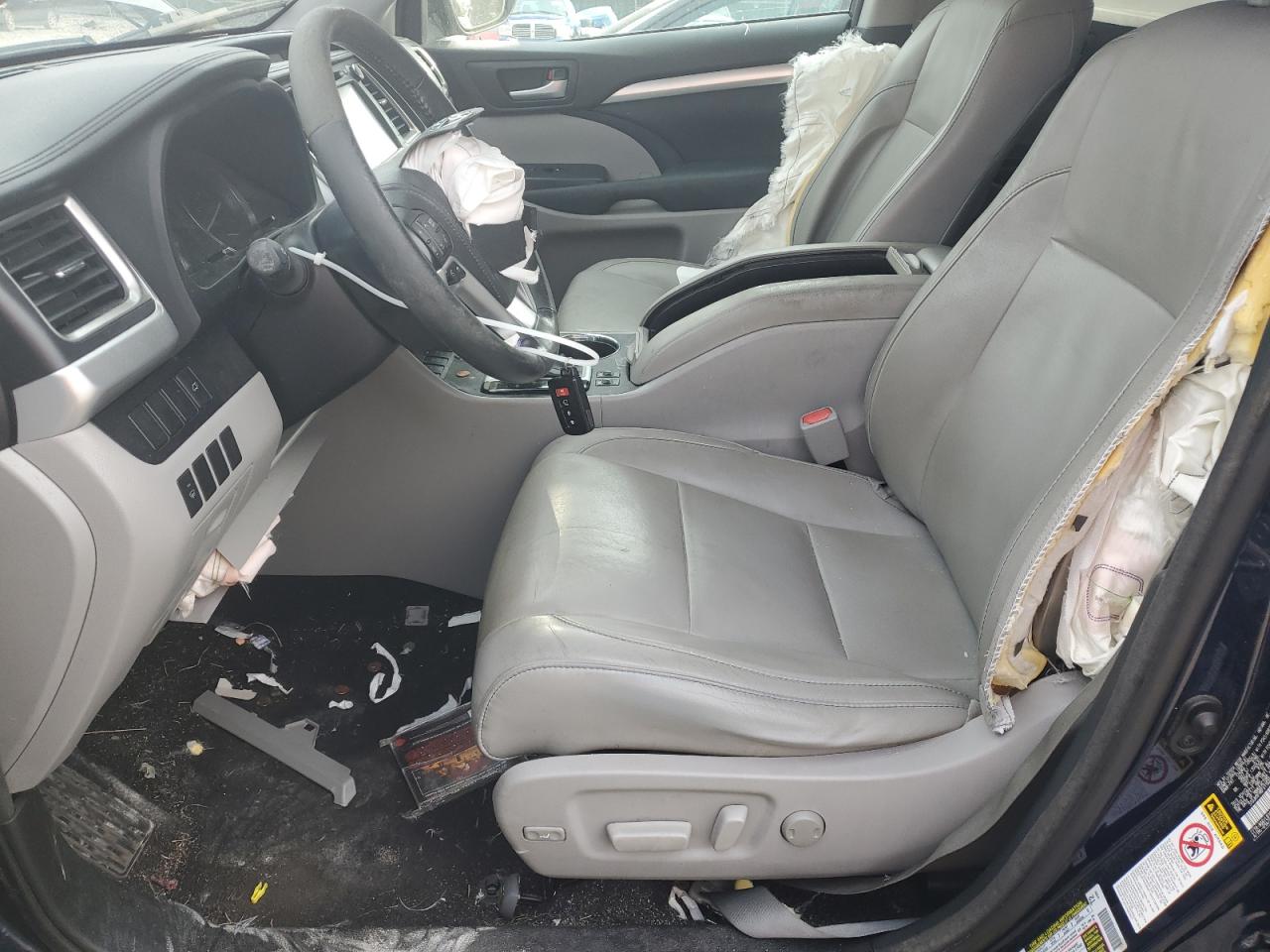 2015 Toyota Highlander Xle VIN: 5TDJKRFH6FS119242 Lot: 81686435