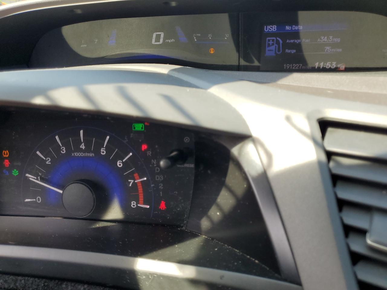 2012 Honda Civic Lx VIN: 19XFB2F57CE030319 Lot: 80581765